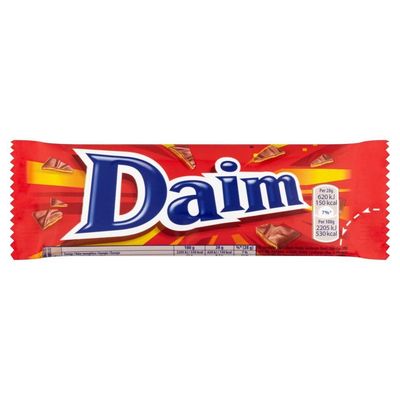 Daim Crunchy Caramel Bar - 28g - Pack of 10 (28g x 10 Bars)