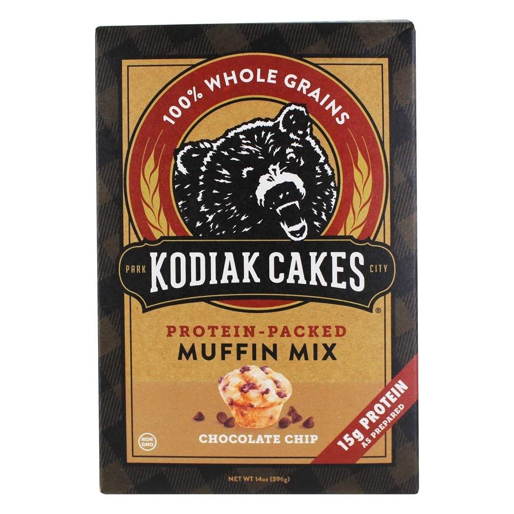 Kodiak Cakes - Protein-Packed Muffin Mix Chocolate Chip - 14 Oz. (Pack of 2)