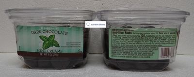 Trader Joe's Dark Chocolate Mint Creams 10oz 284g (Two Tubs)