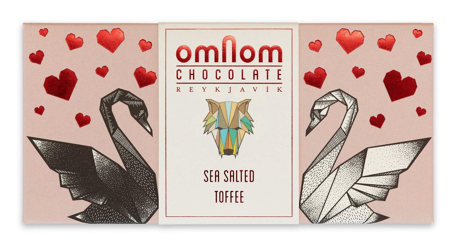 OmNom Toffee + Sea Salt | Icelandic Bean To Bar Chocolate by OMNOM CHOCOLATE REYKJAVIK | 1 x 60g Bar