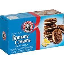 Bakers Romany Creams- Vanilla Chocolate 200g PACK OF 2