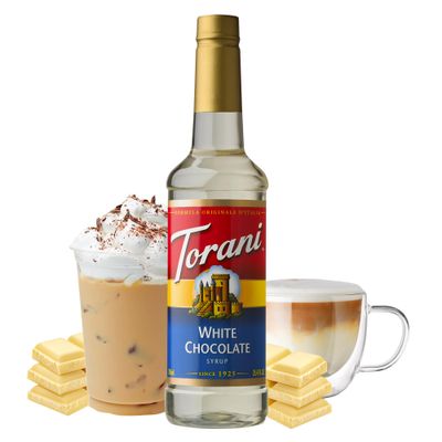 Torani Flavored Drink Syrup, White Chocolate, 25.4 Fl Oz (Pack of 4)