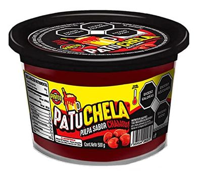 Pavito Patachela Chamoy Flavor Pulp Paste Candy for Micheladas 500 Grams