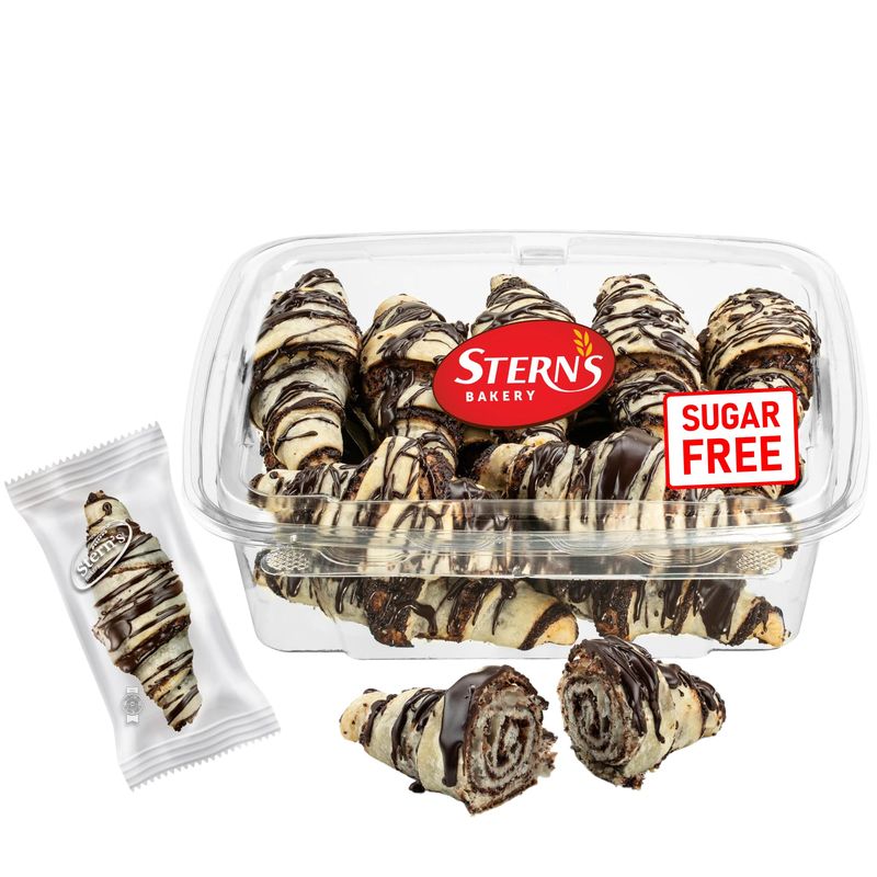 Sugar Free Pastries | Chocolate Croissant Chocolate Babka Bread | Breakfast Pastry | Dairy &amp; Nut Free | Preservative Free | Unique for Holidays &amp; Birthdays | 10 oz Sterns Bakery