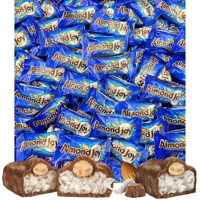 Miniature Bars - Coconut and Almond Milk Chocolate Candy - Over 65 Individually Wrapped Pieces - 2-Pound Bulk Pack