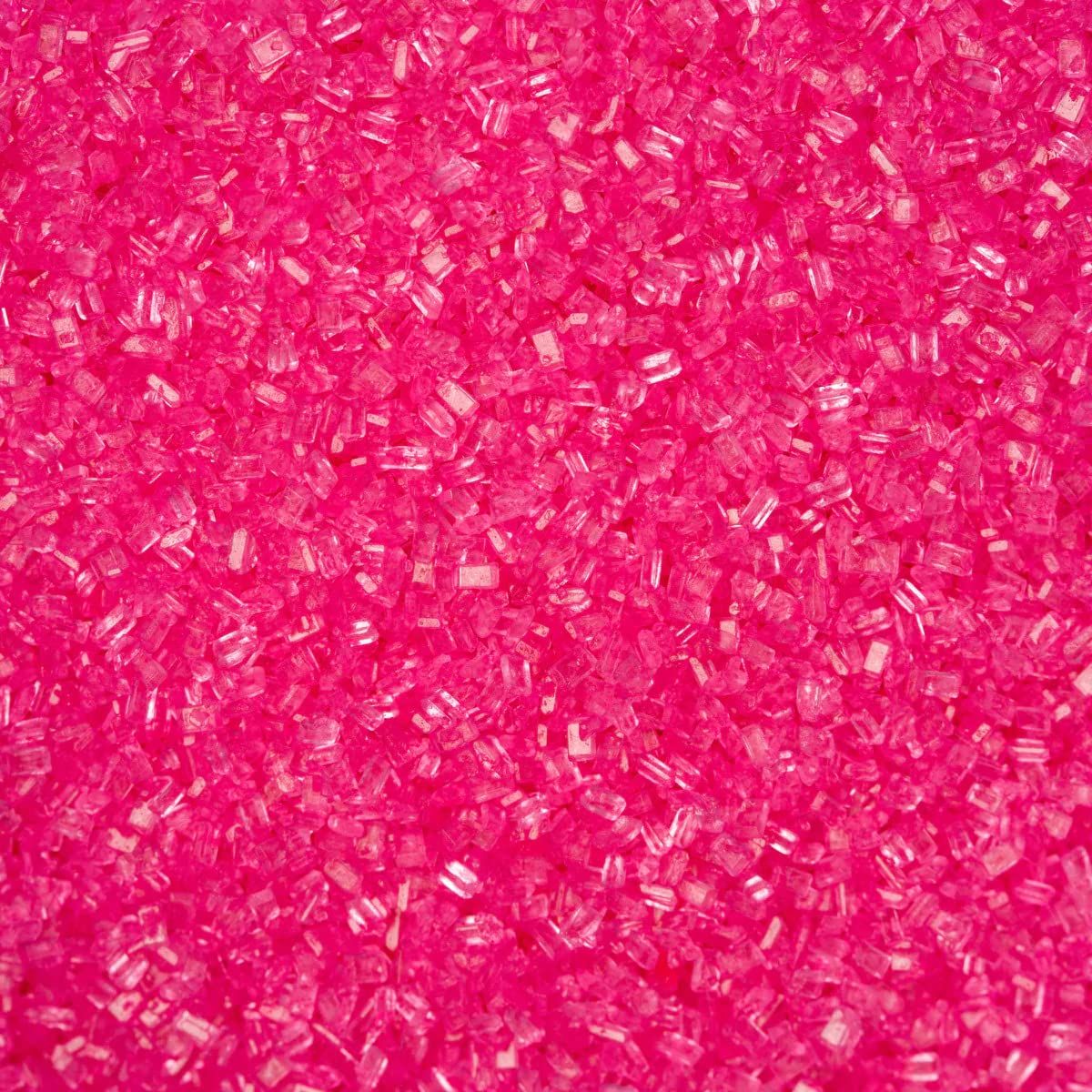 HOT PINK Sugar Crystals - 4 oz shaker jar - Edible Sugar Sprinkles/Sanding Sugar for Cakes, Cupcakes, Cookies, Icing, Chocolate