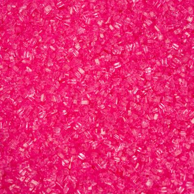 HOT PINK Sugar Crystals - 4 oz shaker jar - Edible Sugar Sprinkles/Sanding Sugar for Cakes, Cupcakes, Cookies, Icing, Chocolate