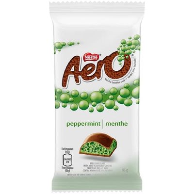 AERO Dark Mint Chocolate Bar, 95g/3.35oz
