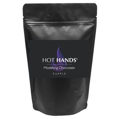 Modeling Chocolate, Premium Gourmet Modeling Chocolate for cakes in PURPLE 1 Pound Pack by Hot Hands Modeling Chocolate for Cookies, cakes and cake pops
