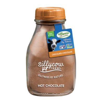 Sillycow Farms Hot Chocolate Mix Flavor | Gluten Free &amp; Non GMO, All Pure Ingredients for Healthier Indulgence | Dairy Free, Vegan, Nut Free Certified Quality Cocoa Powder Blend - Pack of 1