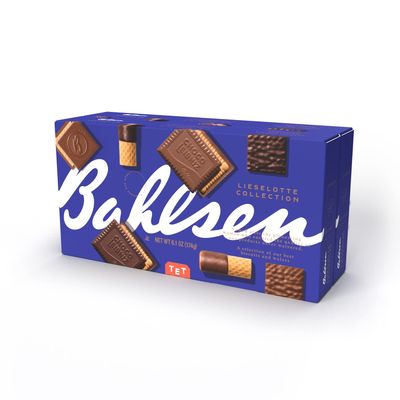 Bahlsen Lieselotte Collection (2-Pack) - Variety Pack of Bahlsens German Chocolate Biscuits &amp; Wafers: Ohne Gleichen, Choco Wafers, Choco Leibniz, Waffeletten - 6.1 oz boxes