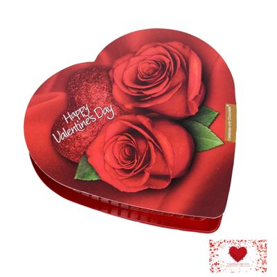 Assorted Elmer Chocolates in Heart-Shaped Boxes, Perfect for Valentine's Day Gifts (Made in USA)|Happy Valentine card TO: /FROM INCLUDED (Assorted ELMER CHOCOLATE (2 Pack)