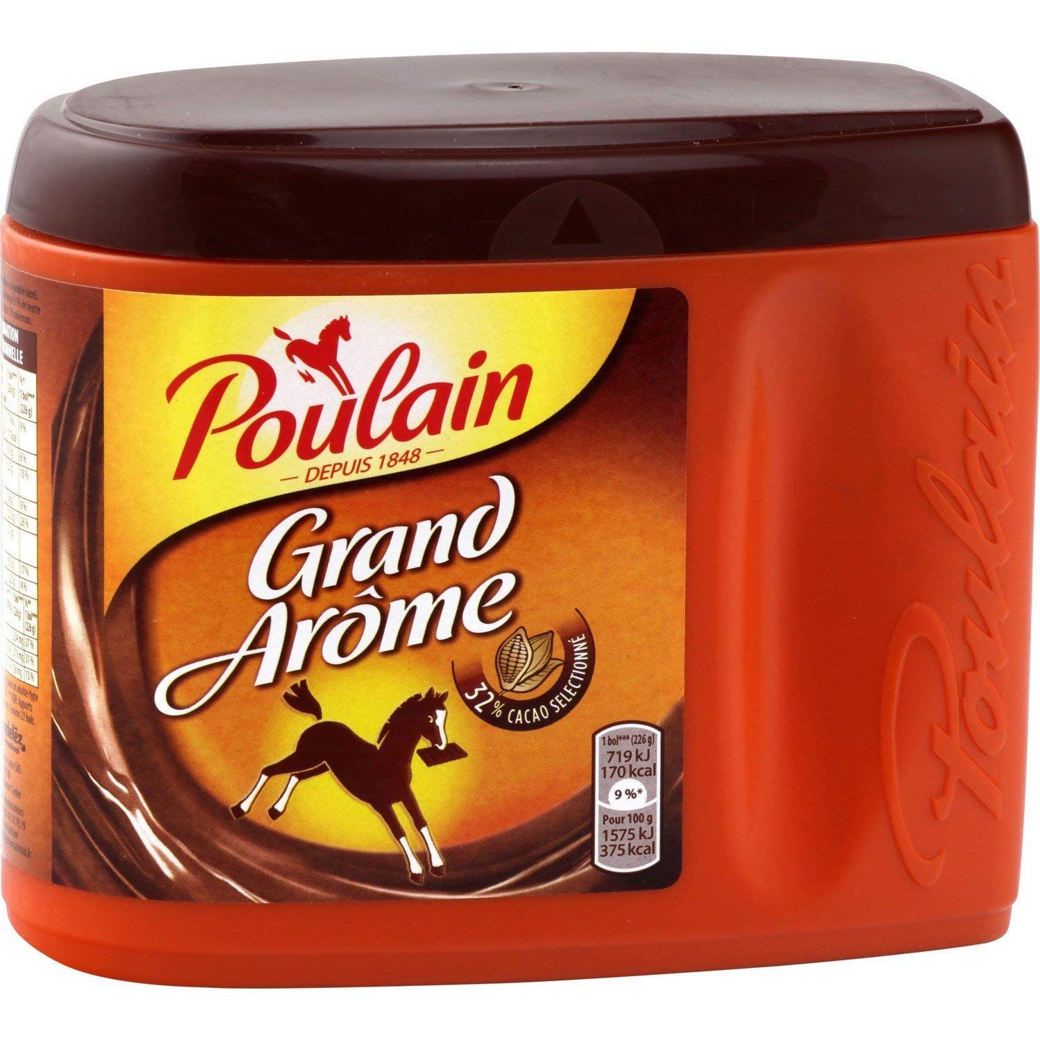 Hot Chocolate Mix Grand Arome by Poulain - 450 grams (2 Pack)