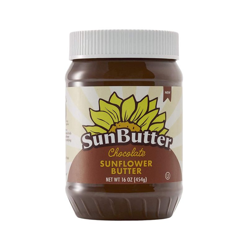 SunButter Chocolate Sunflower Seed Butter (1 Jar | 16 oz) - Healthy, Low-Sugar, Protein-Packed Spread for Breakfast, Desserts, Snacks &amp; More