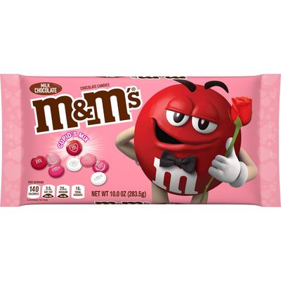 M&amp;MS Milk Chocolate Candies Cupids Blend