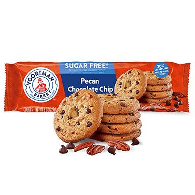 Voortman Bakery Sugar Free Pecan Chocolate Chip 8 Oz | Pack of 4