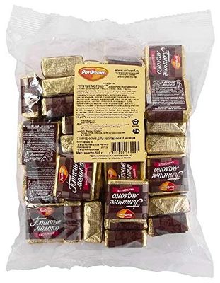 Rot Front Chocolates Souffle Birds Milk Ptichye Moloko Vanilla Russian Candies Krasnyi Oktyabr 1 LB