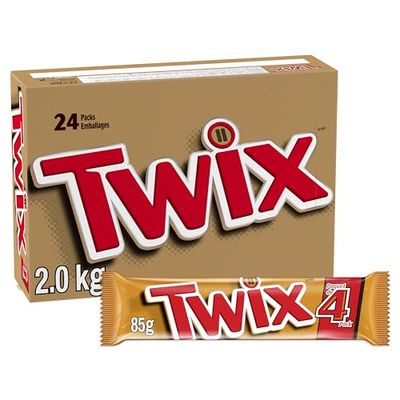 Twix Cookie Bar 2-Piece King Size, 85g/3 oz. per bar, 24-Count {Imported from Canada}