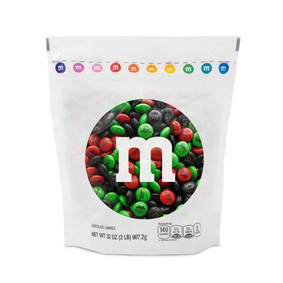 M&amp;M&#39;S 2lbs Party Size Kwanzaa Milk Chocolate Candy - Green, Red and Black Chocolate Candy for Kwanzaa Gifts, Kwanzaa Decorations or Gift Baskets