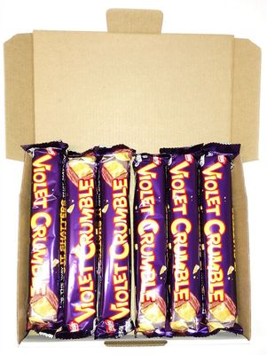 Violet Crumble Bars (6 Pack) | Made in Australia | Imported from Australia (6 pack (frustration free packaging))