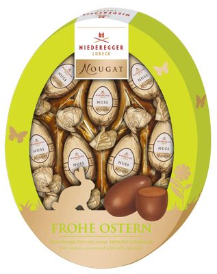 Niederegger Chocolate Nougat Eggs - Oval Shaped Gift Pkg - 150 g/5.3 oz