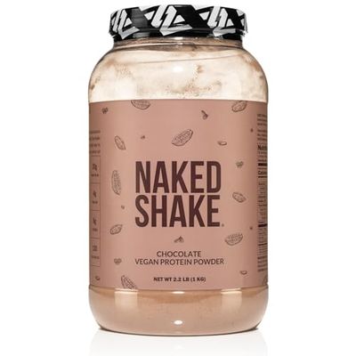 Naked Shake - Chocolate Protein Powder - Plant Based Protein Shake with Mct Oil, Gluten-Free, Soy-Free, No Gmos Or Artificial Sweeteners - 30 Servings