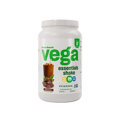 Vega Essentials Plant Based Protein Powder, Chocolate - Vegan, Superfood, Vitamins, Antioxidants, Keto, Low Carb, Dairy Free, Gluten Free, Pea Protein for Women &amp; Men, 1.4 lbs (Packaging May Vary)