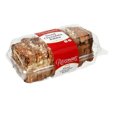 Reisman&#39;s Bakery Chocolate Babka Cake, Fresh Dessert, Nut-Free and Dairy-Free Chocolate Cake, OU Kosher-Certified Babka Bread, 1 lb, Pack of 1