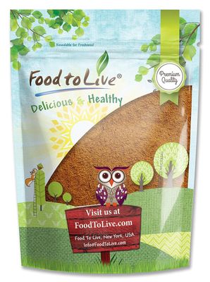 Food to Live Cacao Powder - 1.5 Pounds, Raw, Unsweetened, Kosher, No Sugar, Vegan Superfood, Keto, Paleo Friendly, Sirtfood, Cocoa Powder for Baking, Smoothies, Hot Chocolate, Confectionery, Coffee