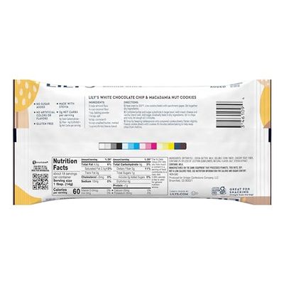 LILY'S White Chocolate Style No Sugar Added, Baking Chips Bags, 9 oz (3 Count)