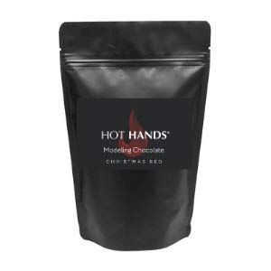 Modeling Chocolate, Premium Gourmet Modeling Chocolate for cakes in RED 1 Pound Pack by HOT HANDS Modeling Chocolate for Cookies, cakes and cake pops