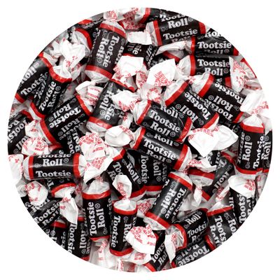 Tootsie Roll Midgees, 2lb Bulk Bag (Approx. 140 Pieces), Mini Chewy Candy, Individually Wrapped Bulk Candy, Chocolate Candy, The Hampton Popcorn &amp; Candy Company
