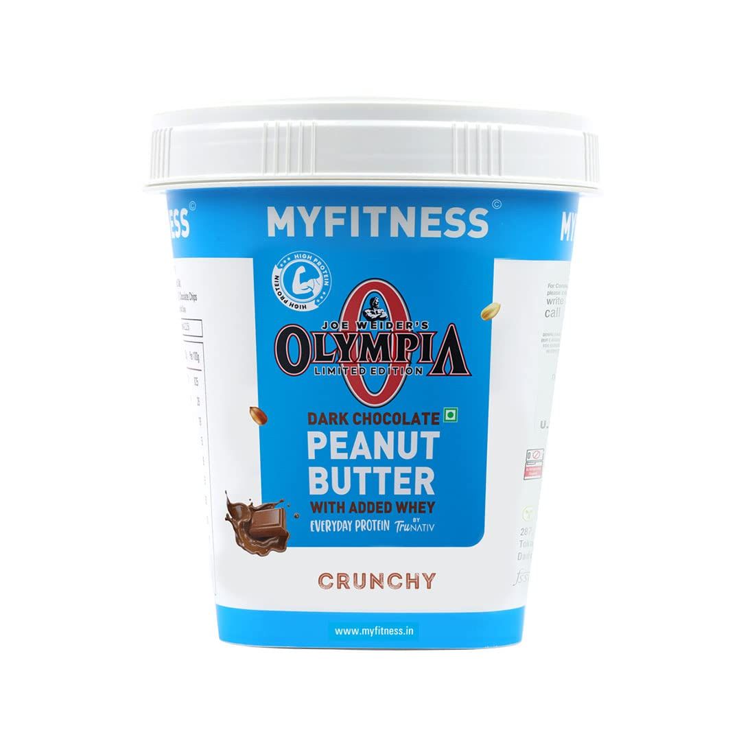 MYFITNESS Peanut Butter Chocolate Olympia Non-GMO Gluten-free No Preservative All Natural Ingredient High Protein Made with American Recipe (17.9 Ounce)