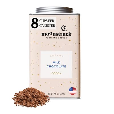 Moonstruck Chocolate Creamy Milk Chocolate Hot Chocolate Mix, 9.5oz (Pack of 1)