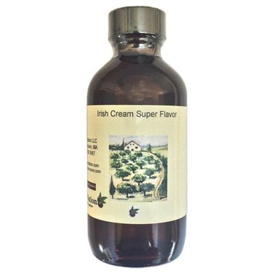 OliveNation Irish Cream Super Flavor, Oil Soluble Non-Alcoholic Flavoring for Candy, Chocolates, Frostings, PG Free, Non-GMO, Gluten Free, Kosher, Veg