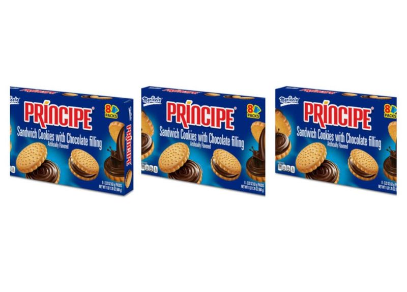 Marinela Principe Chocolate Filled Sandwich Cookies | 3 pack (24 count)