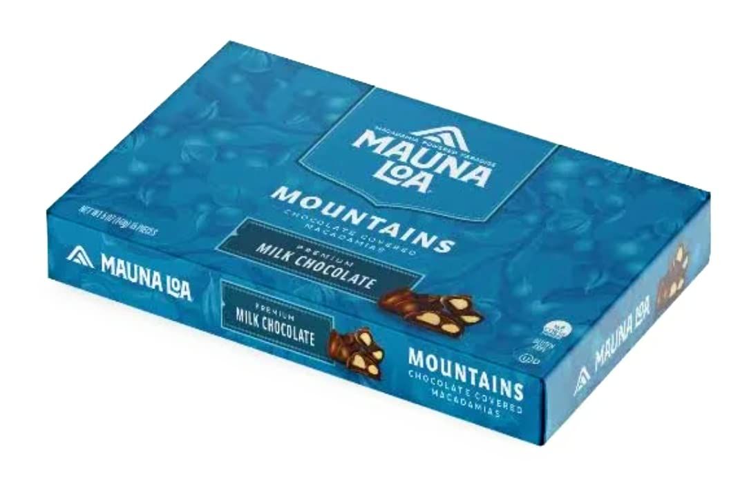 Mauna Loa Premium Hawaiian Roasted Macadamia Nuts, Milk Chocolate Flavor, 5 Fl Oz