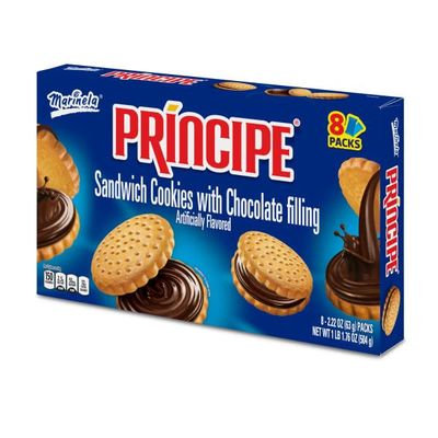 Marinela Principe Chocolate Filled Sandwich Cookies | 3 pack (24 count)