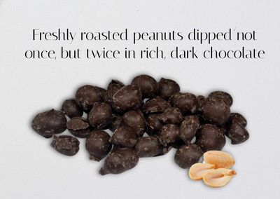 Goodland Farms Dark Chocolate Double Dipped Peanuts, 2 Pounds - Wholesale Bulk Candy, Dark Chocolate Covered Peanuts