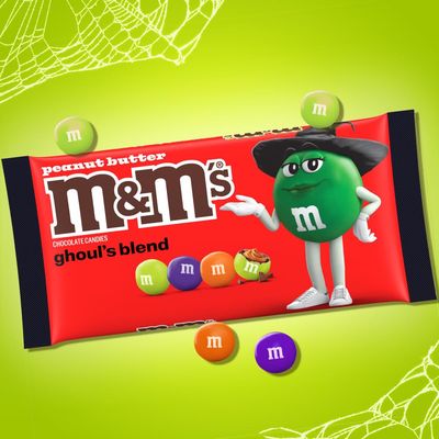 M&amp;M'S Ghoul's Mix Peanut Butter Chocolate Halloween Candy, 9.48-Ounce Bag