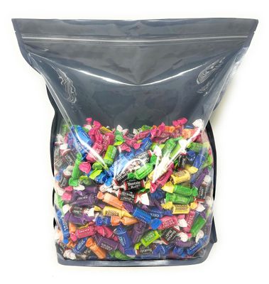 Tootsie Roll Fruit Chews And Original Chocolate Midgees American Chewy Taffies Candy Individually Wrapped In Resealable Bag Bulk 10 Lbs 500+pcs (160 oz) - Made In USA