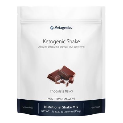 Metagenics Ketogenic Shake - Ketogenic Diet Protein Shake - 25 Vitamins &amp; Minerals - With Biotin, Calcium, Iron &amp; Manganese - Non-GMO &amp; Gluten-Free - Chocolate - 14 Servings