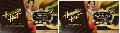 Hawaiian Host Alohamacs Dark Chocolate Covered Macadamia Nuts (2-Pack)