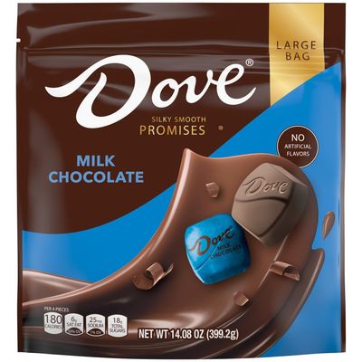 DOVE PROMISES Valentine&#39;s Day Milk Chocolate Candy, 14.08 Oz Bag
