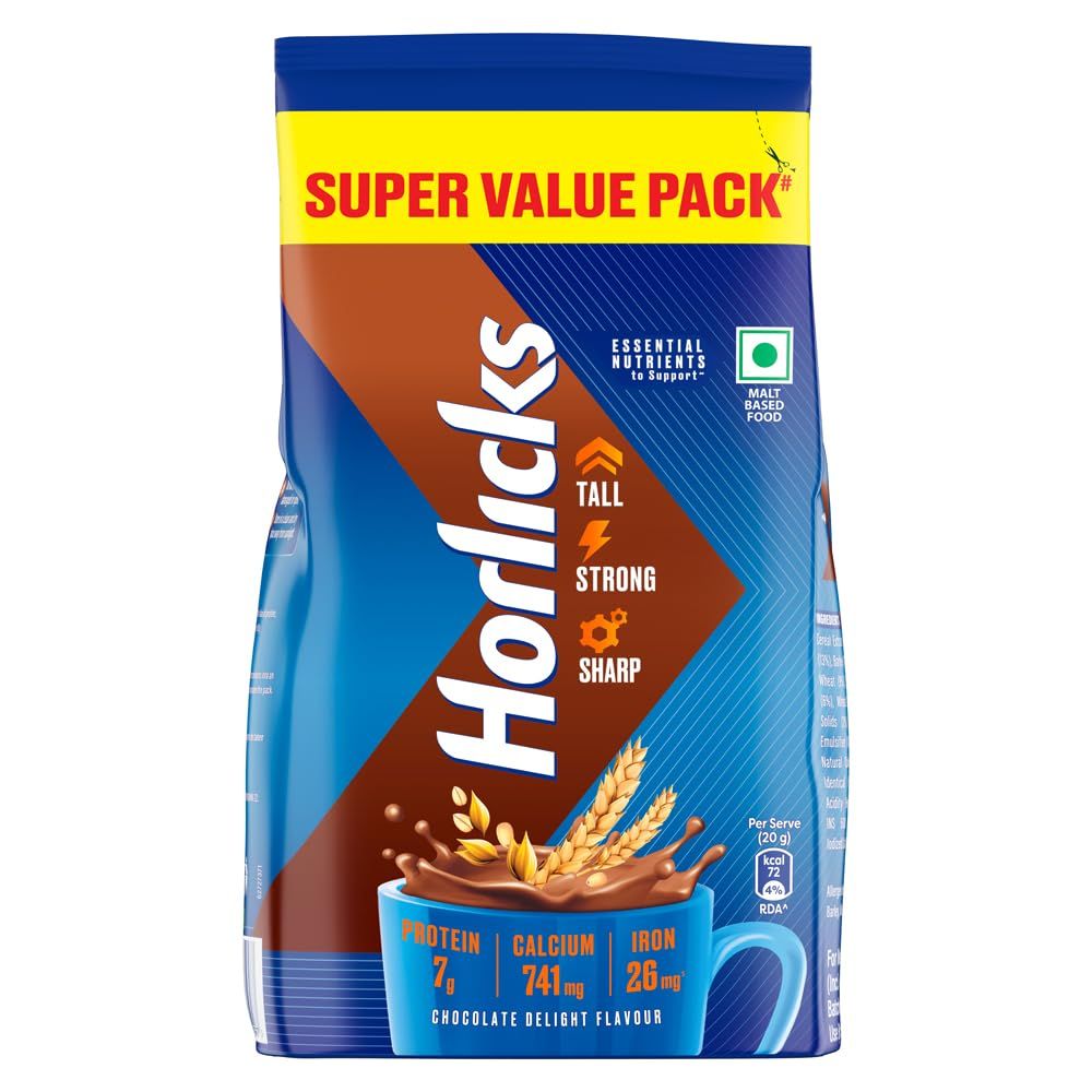 Horlicks Health and Nutrition drink - 750 g Refill Pack (Chocolate flavor)