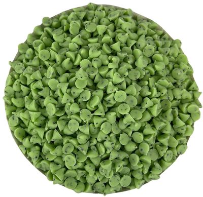 Green Mint Chocolate Mini Baking Chips, 1 Pound