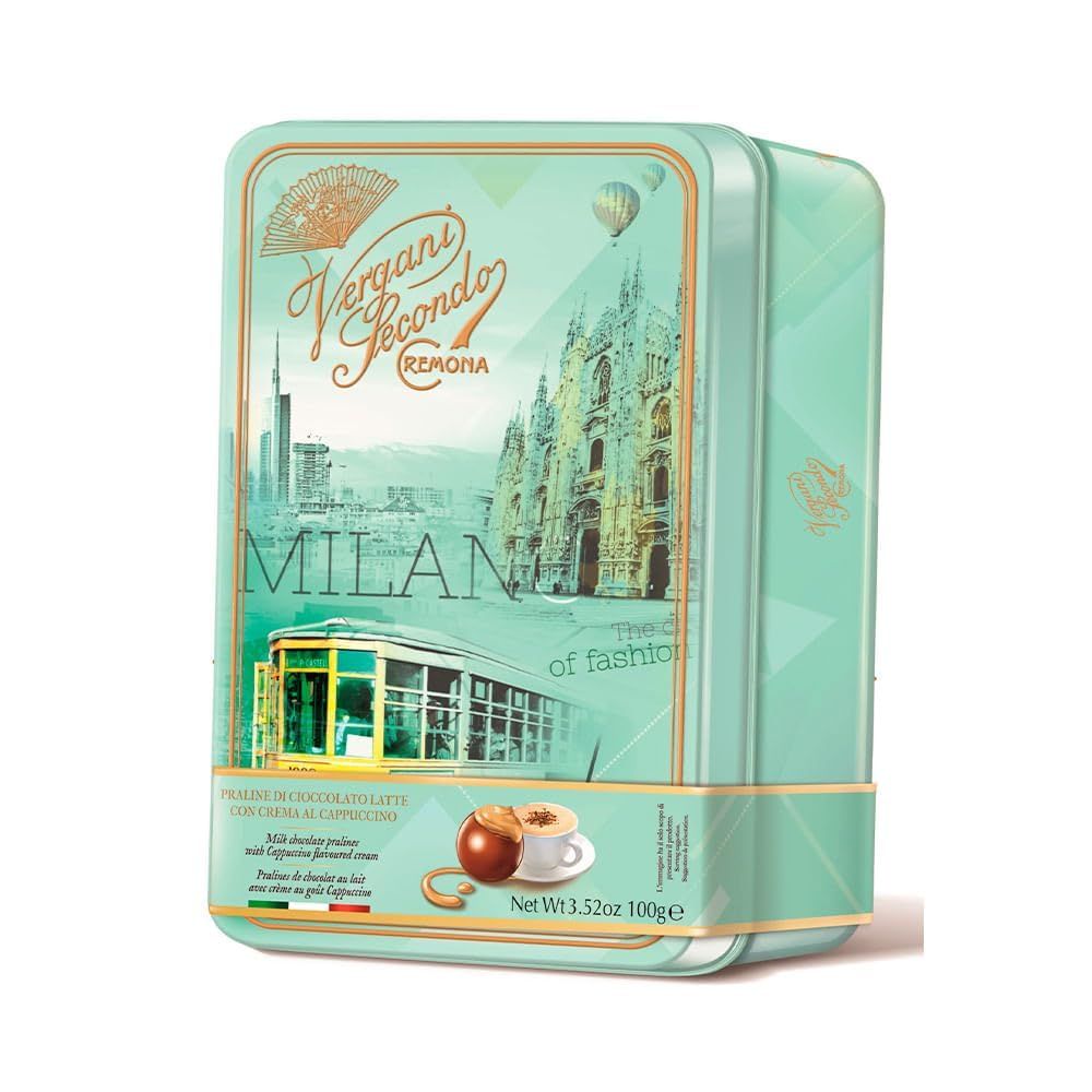Vergani Secondo Milan Milk Chocolate Pralines 3.52 oz