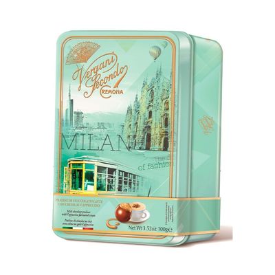 Vergani Secondo Milan Milk Chocolate Pralines 3.52 oz