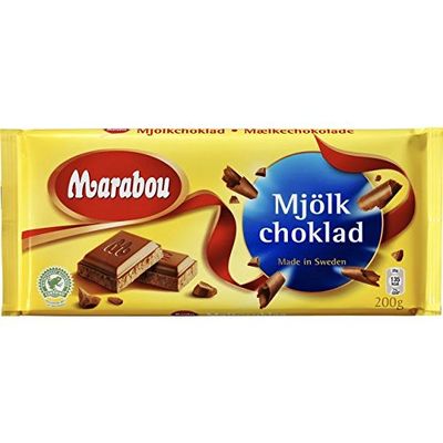 Marabou Mjolkchoklad - Milk Chocolate - 200g