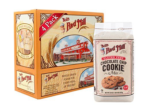 Bob&#39;s Red Mill Gluten Free Chocolate Chip Cookie Mix, 22 Oz (4 Pack)